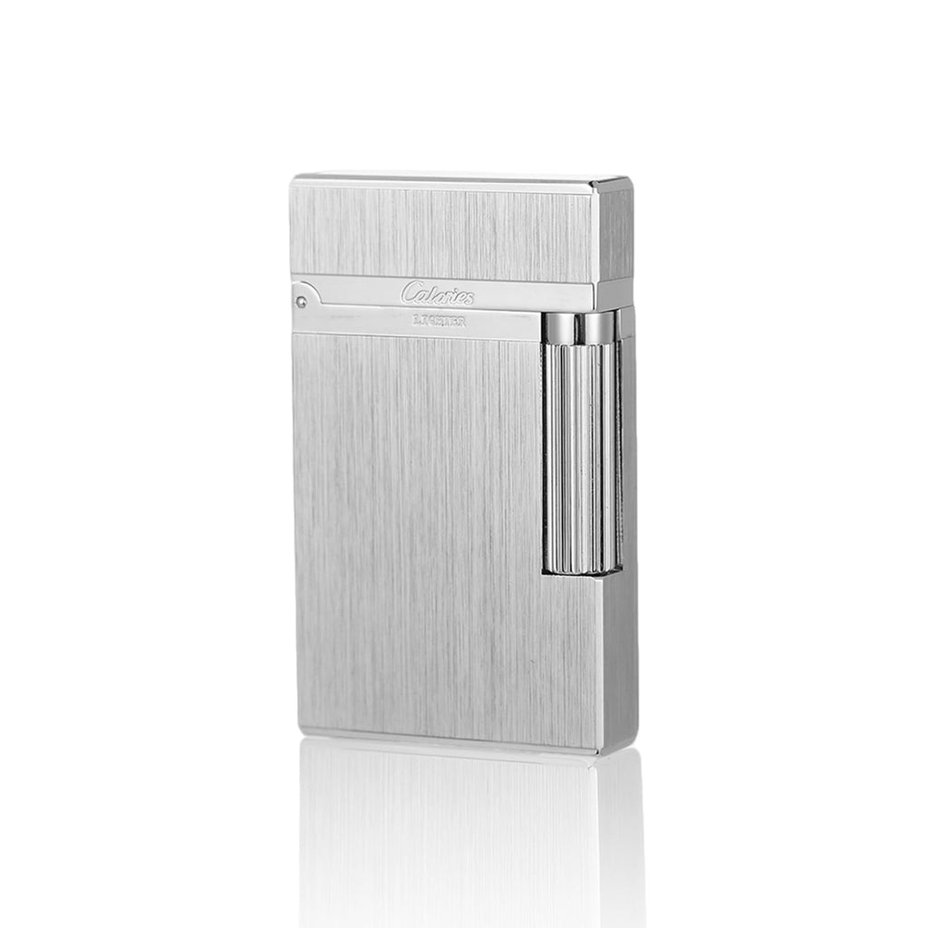 Premium Brass Lighter, Adjustable Soft Flame, Classic Ping Sound, Elegant Gift for Men, Father, Husband, Boyfriend (Gold)