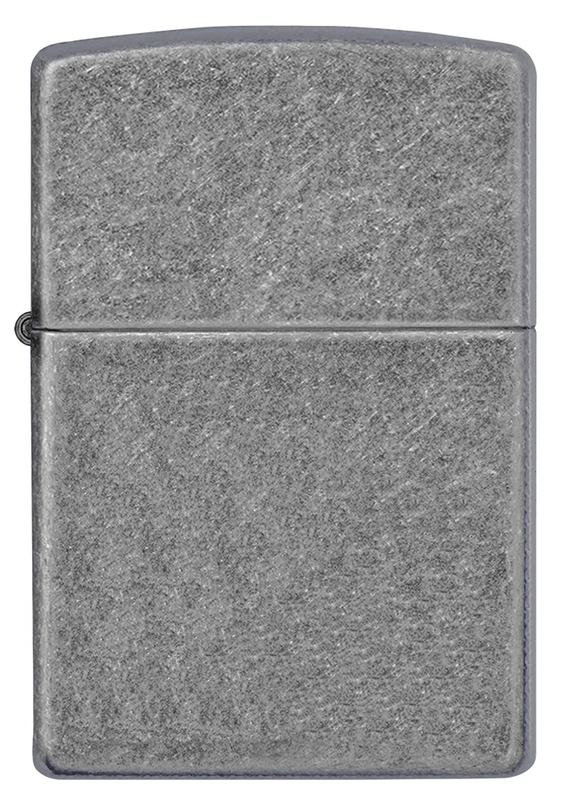 Zippo Antique Silver Plate Pocket Lighter - Windproof & Refillable Flip-Top Metal Lighter - Everyday Use Pocket Lighters - Luxury Lighters Made in USA